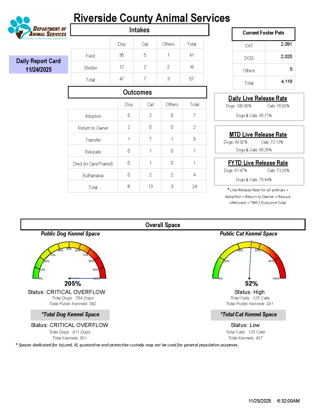 Daily Report Card 11/24/25