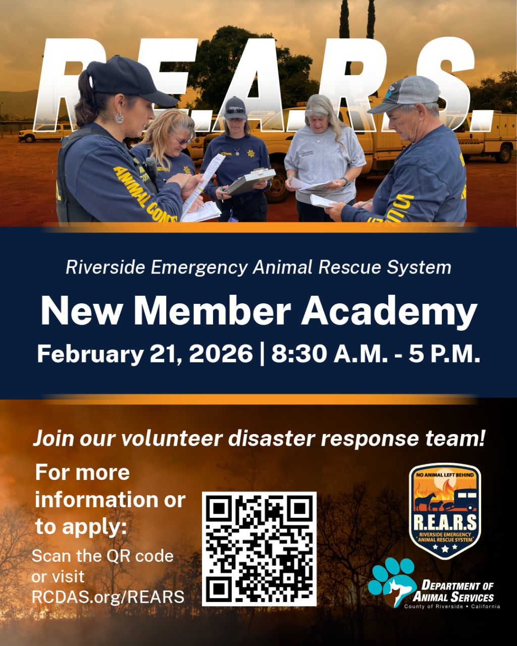 REARS New Member Academy Flyer
