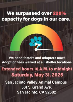 Extended Hours San Jacinto 5-31-25